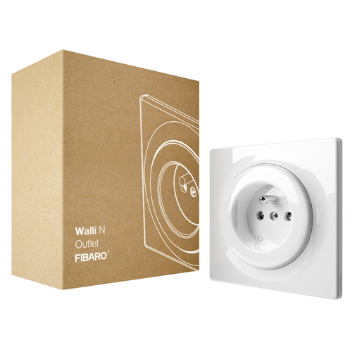 FIBARO Stopcontact N Wit Aardepin 3500W Walli Standaard