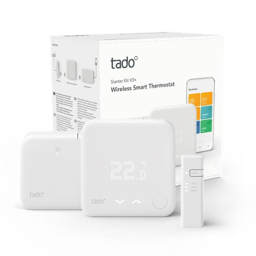 TADO Starterskit Draadloze Slimme Thermostaat V3+ verpakking