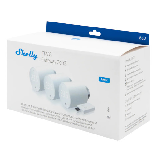 Shelly Bluetooth TRV + Gateway