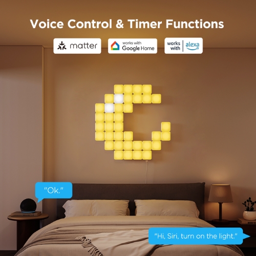 Govee Slimme Mini Panel Lights (10-pack) Afbeelding