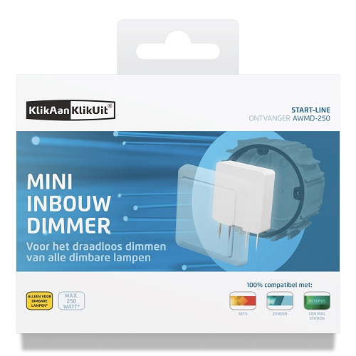 KlikAanKlikUit Mini Inbouw Dimmer 433Mhz