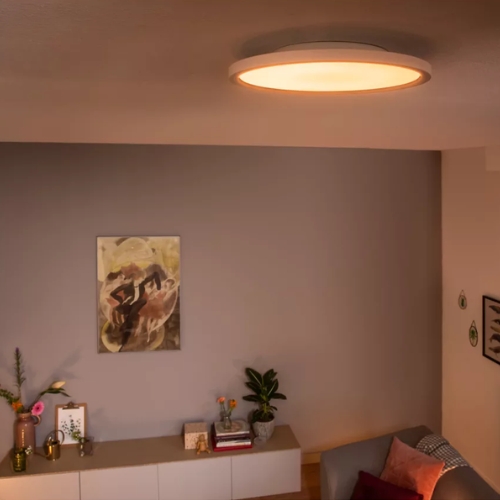 Philips Hue Aurelle Rond Wit White Ambiance Afbeelding