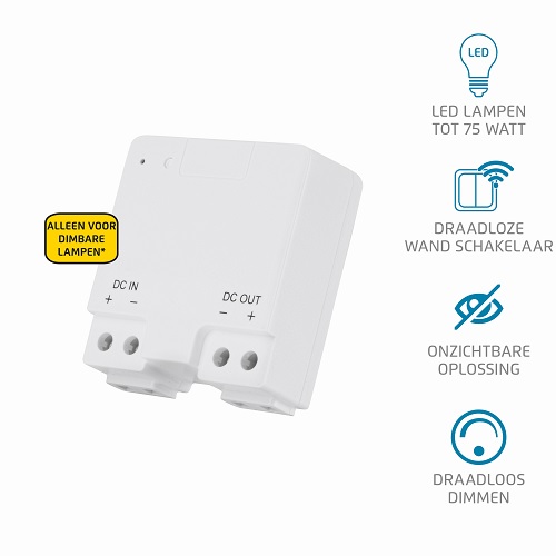 KlikAanKlikUit Led-Controller 433mhz 12-24v Inbouw Mini