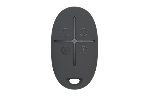 Ajax Keyfob Spacecontrol Zwart voorkant