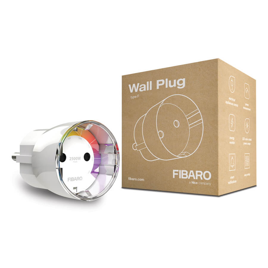FIBARO Wall Plug Z-Wave Plus 2500W V2