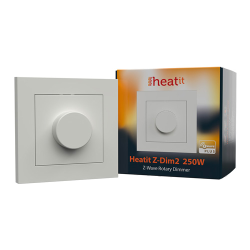 Heat It Z-Dim2 Z-Wave Plus Draaidimmer 250W