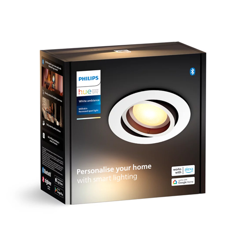 Philips Hue Milliskin Inbouwspot Wit Rond