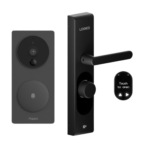 Loqed smart lock met Aqara G4 Smart doorbell