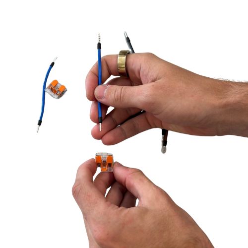 Aansluitset Flexibele Draad 10cm Aansluitset flexibele draad 10cm