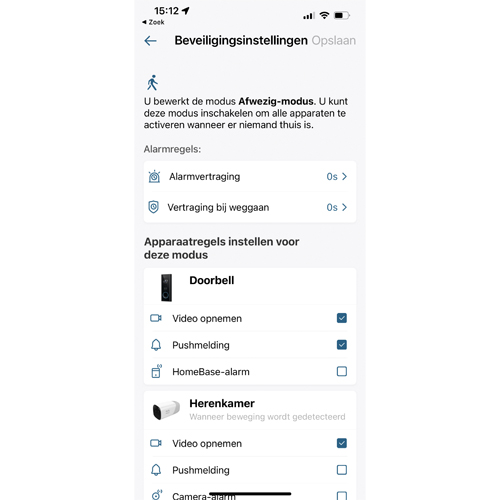 Eufycam 2 Pro duo Pack afwezig modus