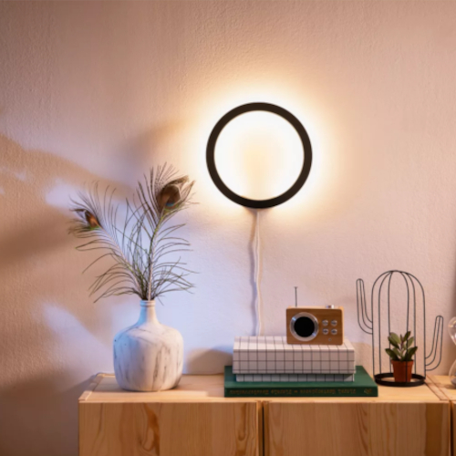 Philips Hue Sana Zwarte WandLamp White Color Ambiance Afbeelding