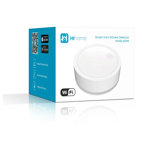 Hihome Mini Smart Smoke Detector WiFi