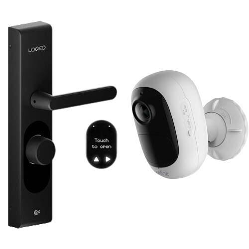 Loqed Smart lock met reolink argus 2E