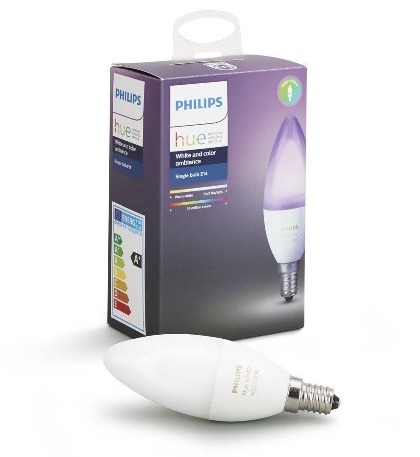 Philips Hue E14  Lamp White and Colour Ambiance EOL