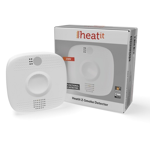 Heat It Z-wave Plus rookmelder 230V met geïntegreerde PIR