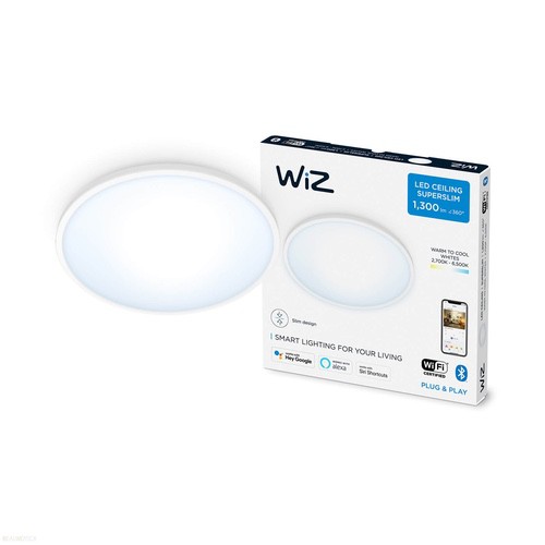 WiZ Plafondlamp Paneel White Ambiance Rond