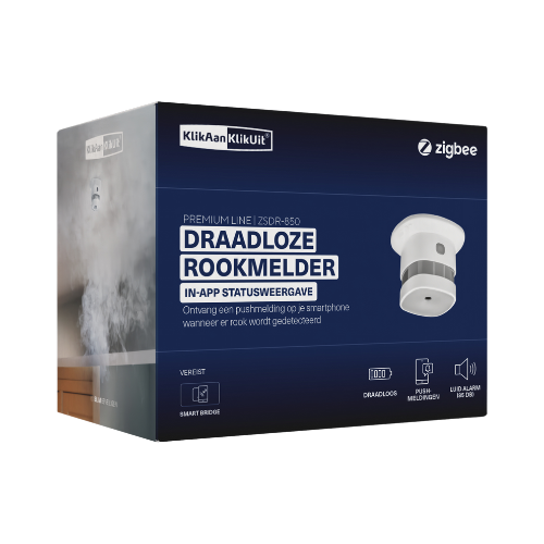 KlikAanKlikUit Slimme draadloze rookmelder zigbee