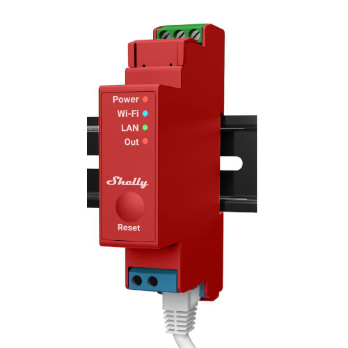 shelly pro 1pm dinrail