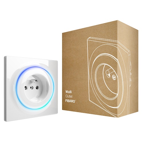Fibaro Walli Outlet Type E White  3680W  Z-Wave Plus Demo