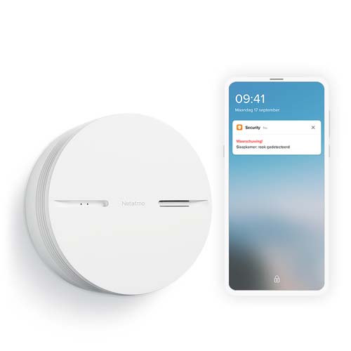 Netatmo Slimme Rookmelder HomeKit 3-pack Netatmo Slimme Rookmelder 3-pack