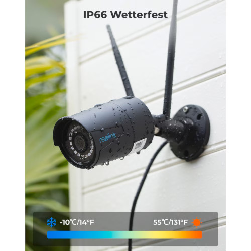 Reolink 5MP Dualband WiFi camera Zwart