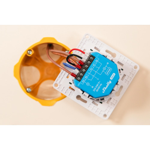 Shelly 2L Gen3 Wifi/Bluetooth Relais Schakelaar 2-draads