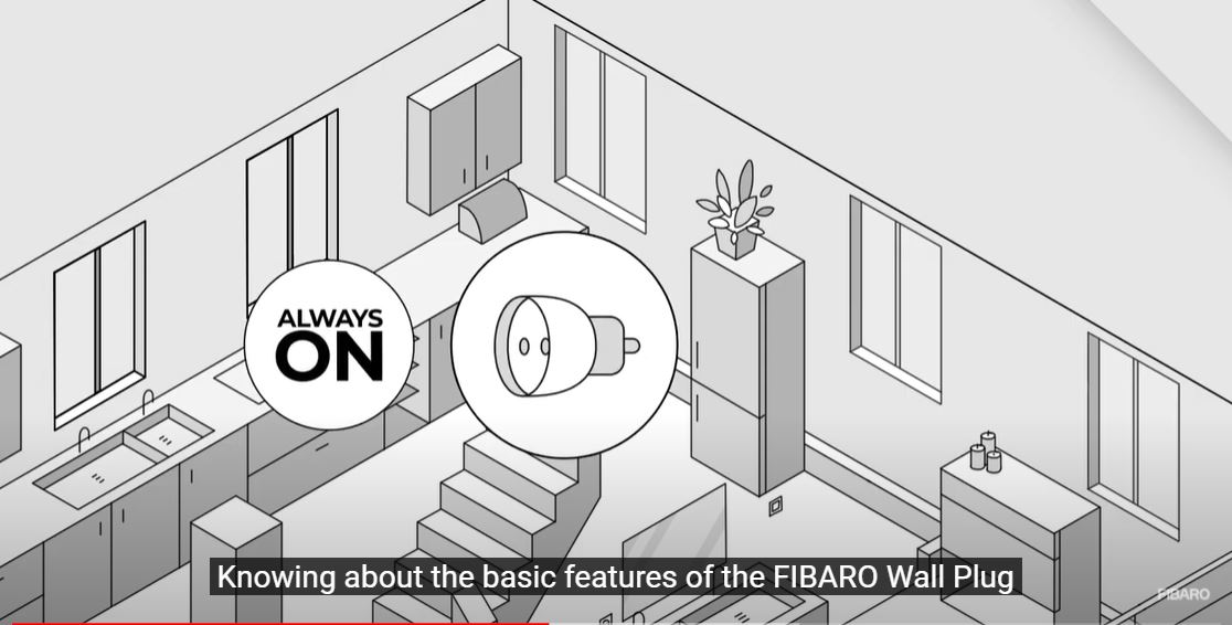 FIBARO Wall Plug Z-Wave Plus 2500W V2