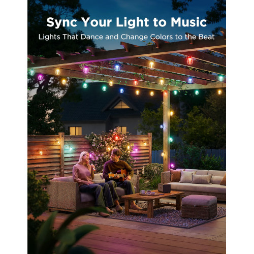 Govee Outdoor Clear Bulb String Lights