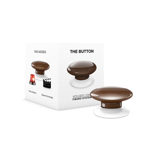 FIBARO Button bruin packaging