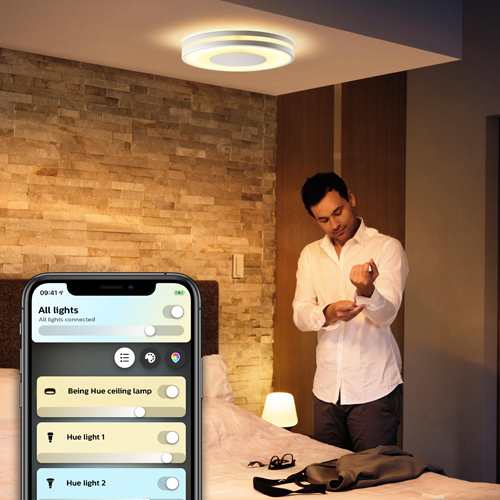 Philips Hue Being Plafondlamp Wit 27W + Dimmer switch