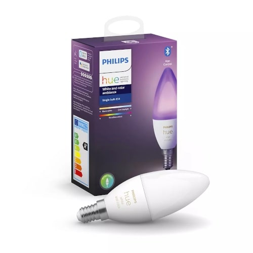 Philips Hue White and Color Ambiance E14 single bulb