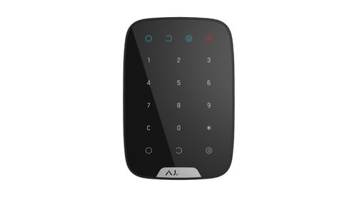 Ajax Keypad Zwart voorkant