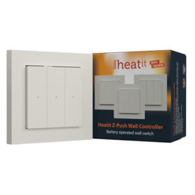 Heatit Z-push draadloze schakelaar Z-wave