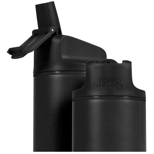 Hidrate Spark Steel slimme waterfles (500 ml) - straw black