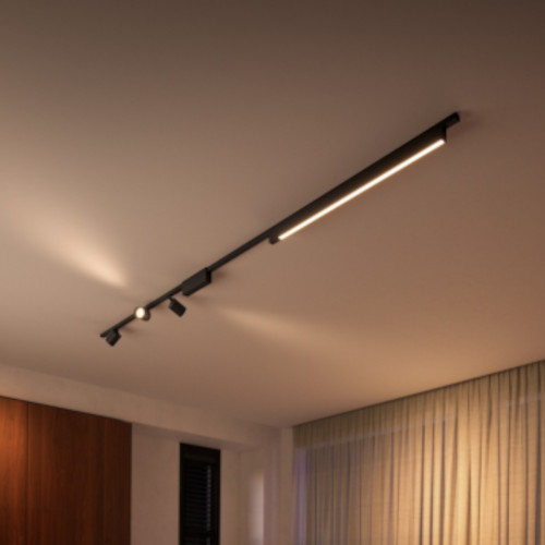 Philips Hue Perifo Basisset 3-spot en Lichtbalk zwart 