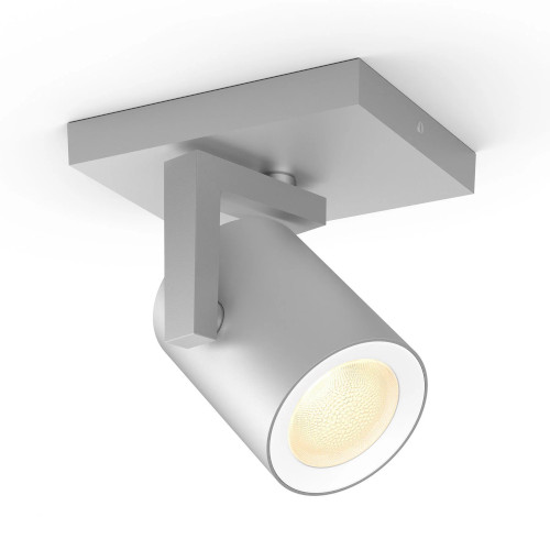 Philips Hue GU10 Argenta White Color Ambiance Opbouwspot Aluminium