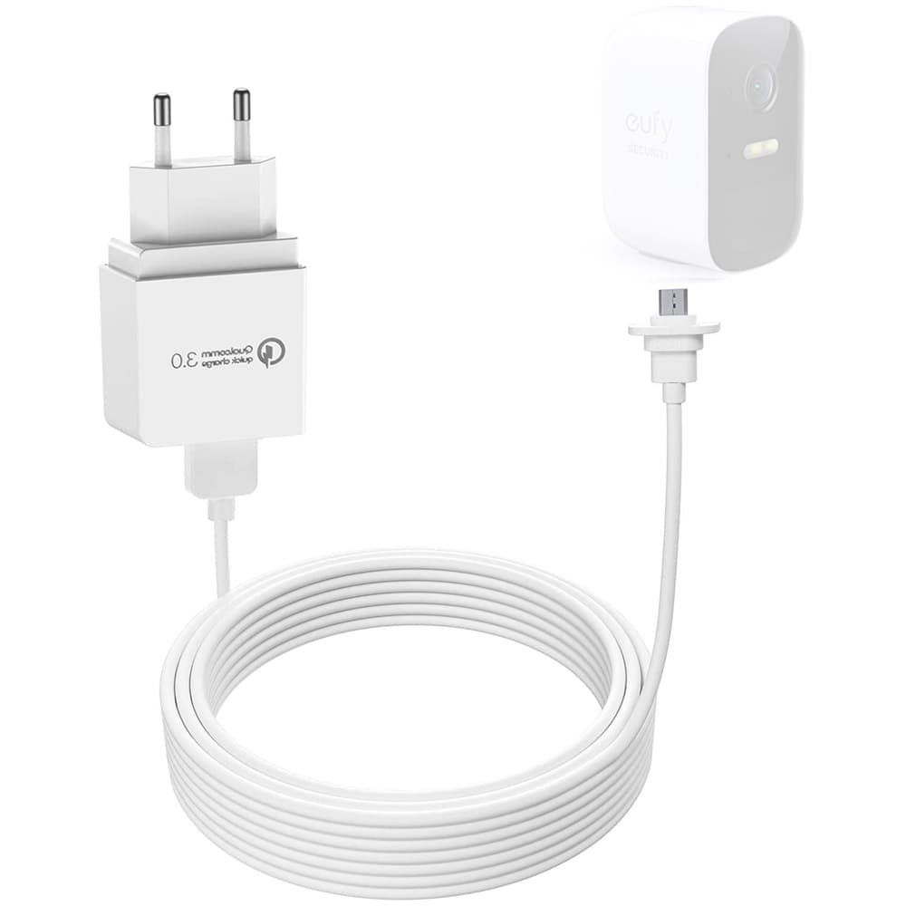 Eufy 2C /2C pro Oplaadkabel met adapter 1 stuk