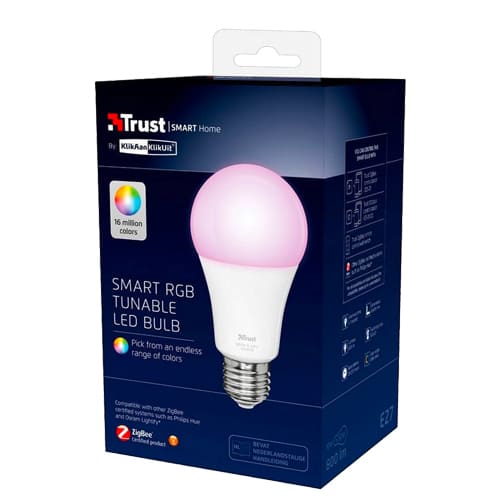 Trust smart RGB tunable Led Bulb front 8713439711455
