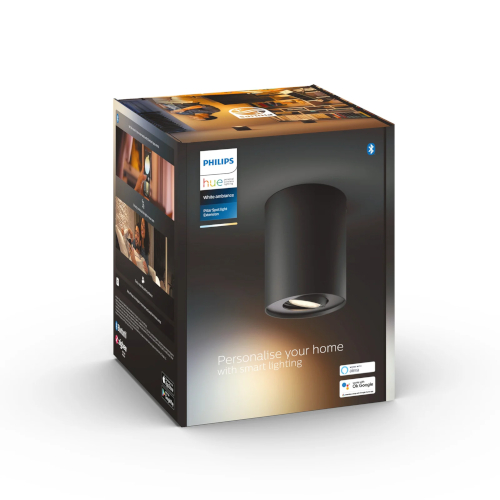 Philips MyLiving Pillar Spot Zwart