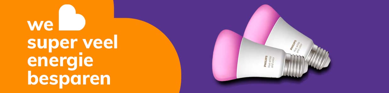 Bespaar je energie met Philips Hue