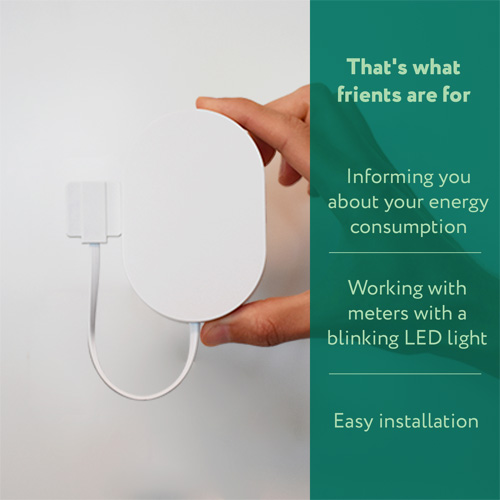 Frient elektriciteitsmeter interface