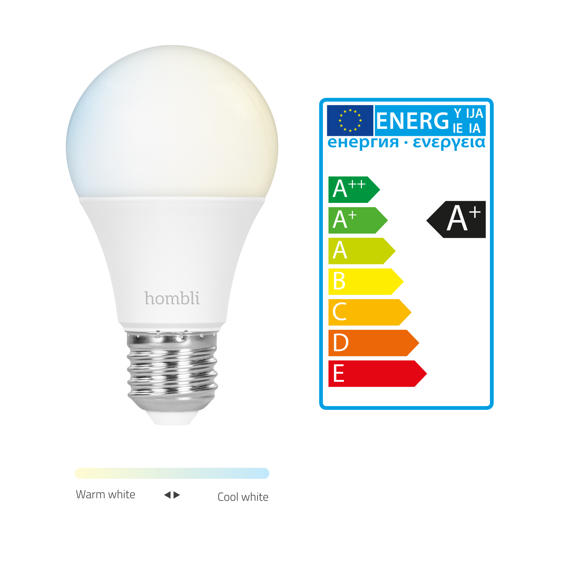 Hombli Slimme Lamp E27 9W WiFi 