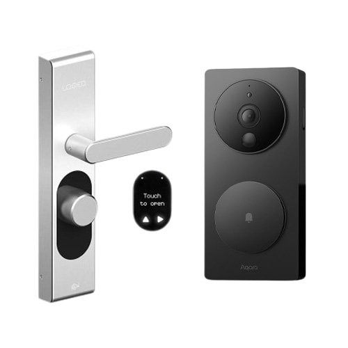 Loqed smart lock met Aqara G4 Smart doorbell