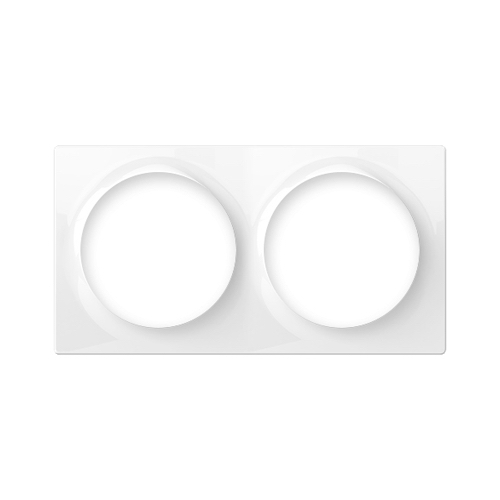 FIBARO Coverplate Double Plate Wit Walli