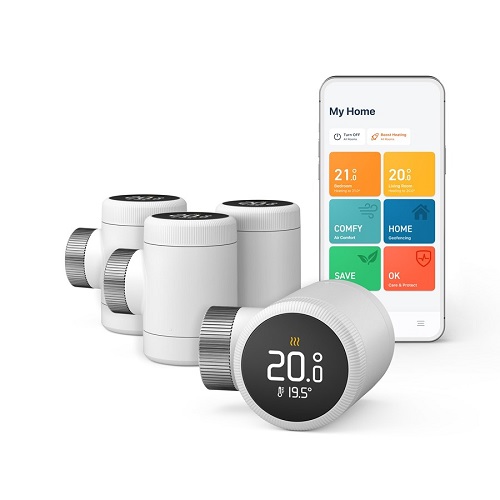 Tado Slimme Radiatorknop X Quattro Pack