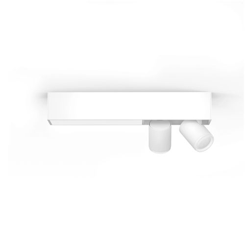 Philips Centris Opbouwspot White and Color Ambiance 2-Spot Wit
