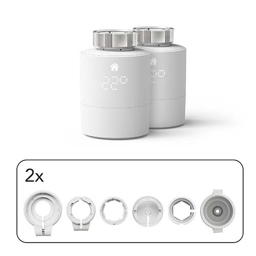 Tado Thermostaat V3+ starterkit met 2 slimme radiatorknoppen