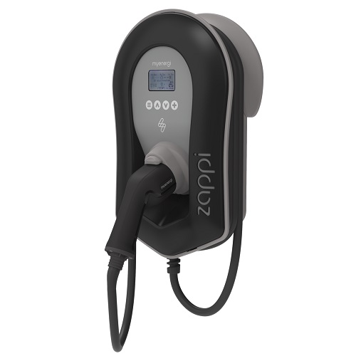 Zappi Autolaadstation 3Fase 6.5mtr V2 zwart