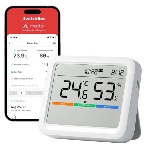 Switchbot Meter Pro Temperatuur- & Vochtsensor Afbeelding