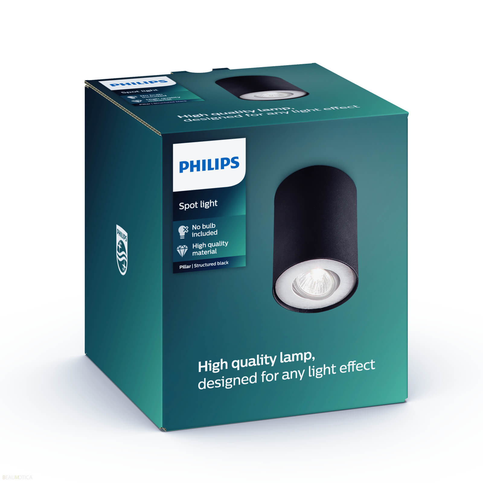 Philips MyLiving Pillar Spot Zwart